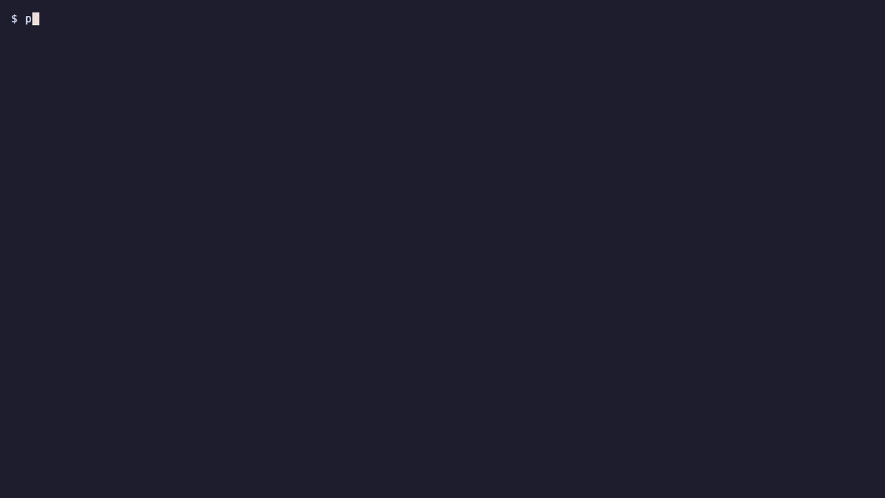 API mode: the endpoints of a spec picked on screen, then a dashboard with a row per endpoint